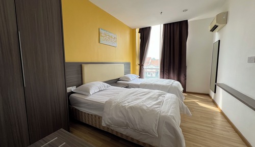 Standard Twin Room, 1 Bedroom, Balcony, City View