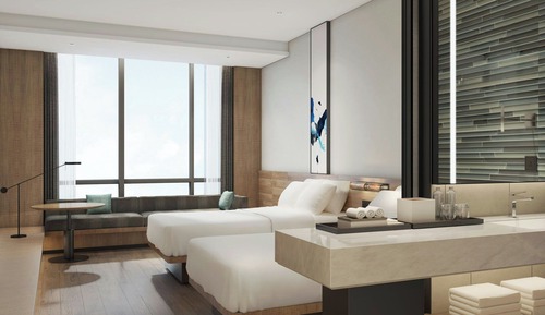 Executive Room, 2 Double Beds, City View