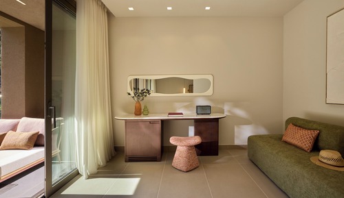 Rooftop Deluxe Double Room Mountain View