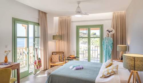 Basic Double or Twin Room, Balcony, Sea View