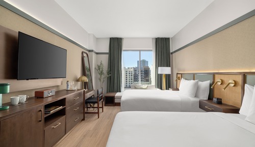 Room, 2 Queen Beds, Accessible (Mobility, Hearing, Roll-In Shower)