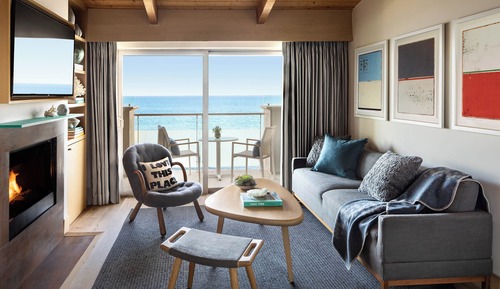 Suite, 1 King Bed, Fireplace (Master | Double Balcony)