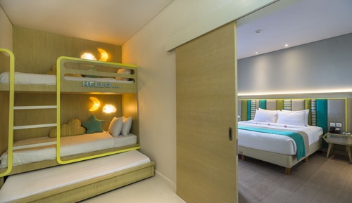 Kids Suite, Garden View (1 King, 1 bunk bed and 1 trundle bed)