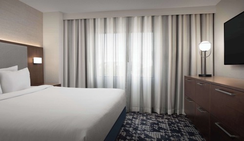 Suite, 1 King Bed, Accessible, Non Smoking (2 Rooms, Mobility, Roll-in Shower)