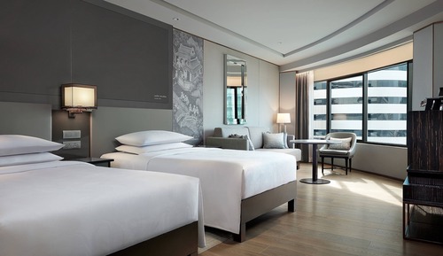 Executive Room, 2 Twin Beds, City View