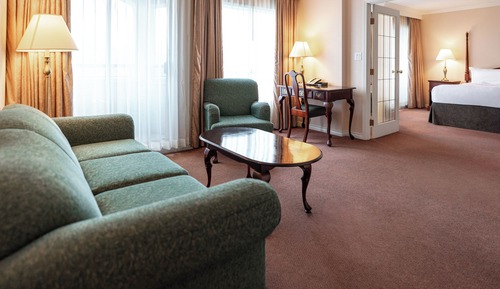 Suite, 1 King Bed with Sofa bed, City View