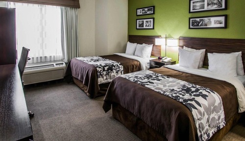 Double Room, 2 Double Beds, Accessible, Non Smoking