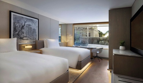 Deluxe Room, 2 Double Beds, Terrace (View)