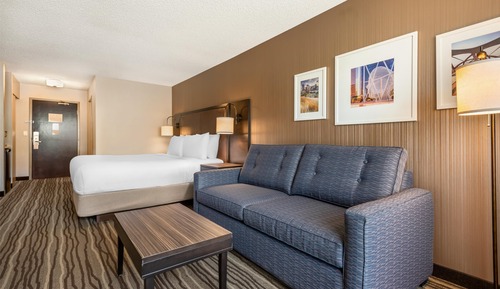 Suite, 1 King Bed, Non Smoking, Refrigerator & Microwave (Oversized Room;with Sofabed)