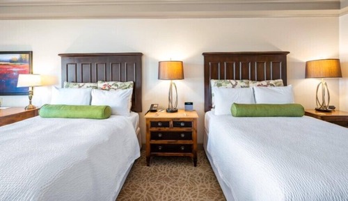 Deluxe Room, 2 Double Beds, Courtyard View