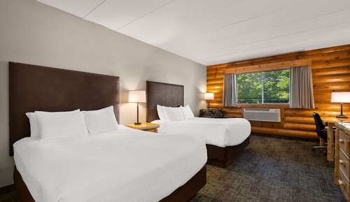 Standard Room, 2 Queen Beds, Non Smoking, Refrigerator & Microwave