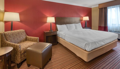 Standard Room, 1 King Bed, Non Smoking, Refrigerator & Microwave