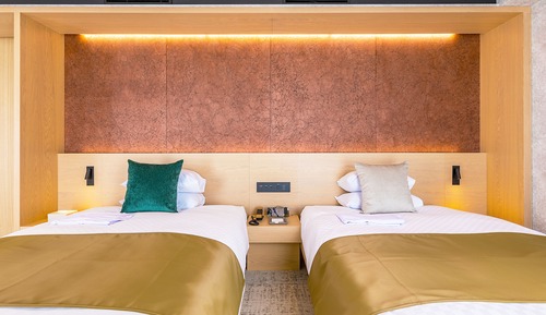 Deluxe King Twin Room with City View Non Smoking
