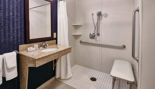 Room, 2 Double Beds, Hearing Accessible (Roll-in Shower)