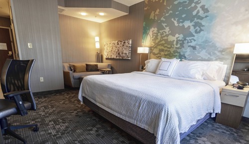 Room, 1 King Bed with Sofa bed, Hearing Accessible (Accessible Bathtub)
