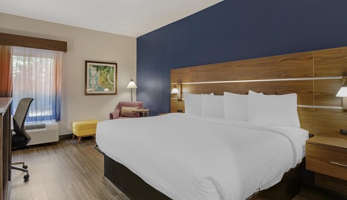 Standard Room, 1 King Bed, Accessible, Refrigerator & Microwave