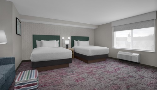 Studio, 2 Queen Beds, Accessible (Hearing)
