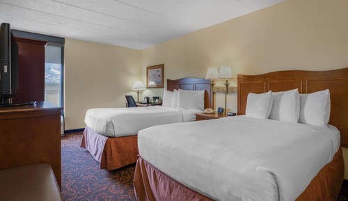 Standard Room, 2 Double Beds, Non Smoking, Refrigerator