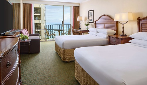 Room, 2 Double Beds, Ocean View