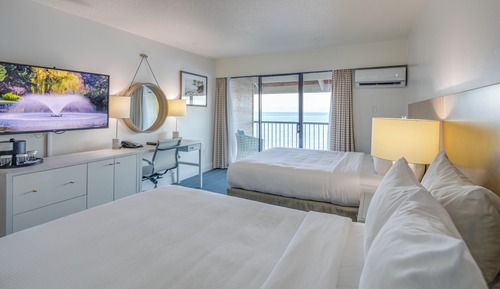 2 Queen Beds, Ocean View, Non Smoking