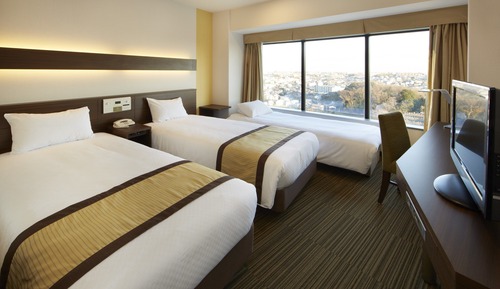 Moderate Twin Room, 2 Single Beds, 8-15F,  Smoking (Sofa bed added for 3rd guest)