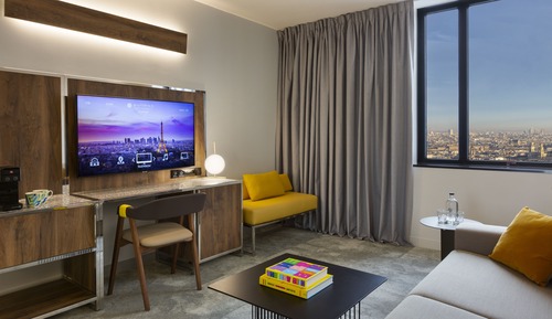 Deluxe Suite, 1 King Bed with Sofa bed (Paris View)