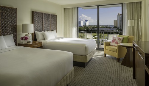 Room, 2 Double Beds, Balcony (High Floor)