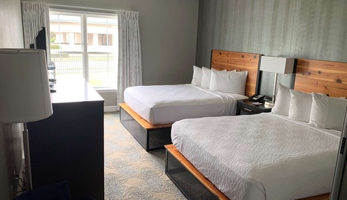 Standard Room, 2 Queen Beds, Non Smoking, Refrigerator & Microwave