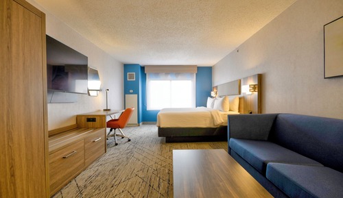 Suite, 1 King Bed, Accessible (Mobility, Roll-In Shower)