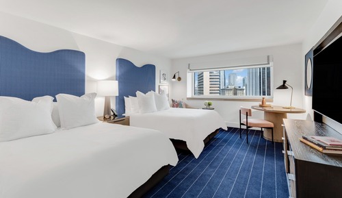 Classic Room, 2 Queen Beds, Club Lounge Access (Skyline View)