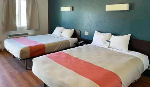 Standard Room, 2 Queen Beds, Non Smoking, Refrigerator & Microwave
