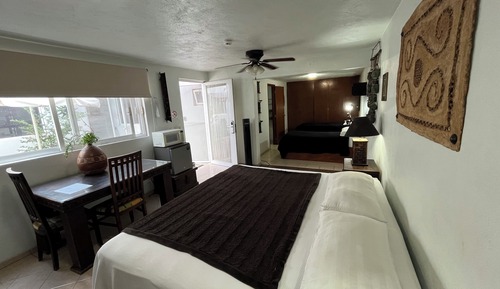 Family Double Room, Refrigerator, Courtyard View