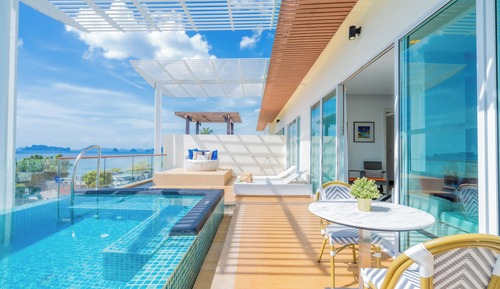 Pelican Luxury Ocean View Pool Villa 3 Bedrooms