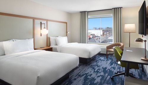 Room, 2 Queen Beds, Accessible Bathtub, City View