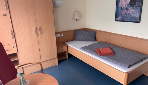 Standard Single Room, 1 Twin Bed, Roll-in Shower